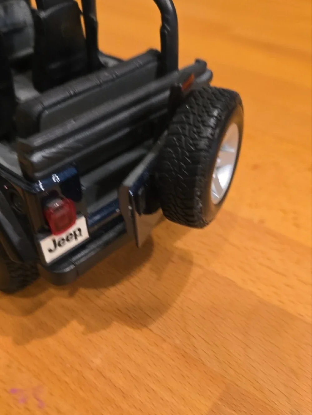 Jeep Open-Top Toy Wrangler in Navy Blue